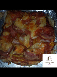 A picture of Bread pizza.