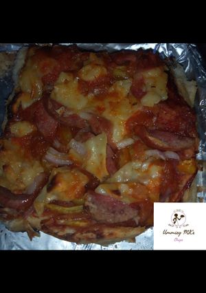A picture of Bread pizza.