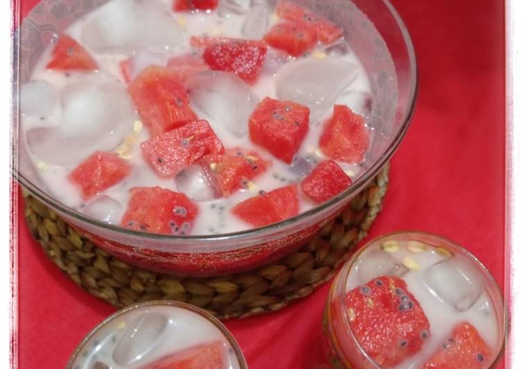 Resep: Untuk Mencoba Di RumahEs Semangka