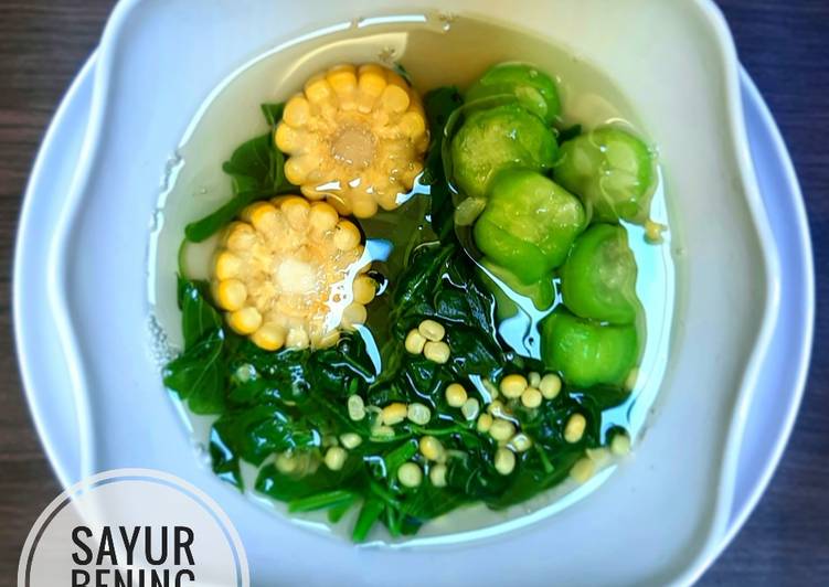 Cara termudah untuk Mudah saat makan malamSayur Bening Bayam