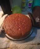 Torta de manzana en licuadora