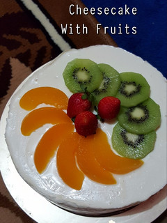 Foto resep No bake Cheesecake with Fruits