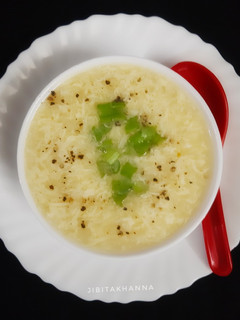 A picture of Egg Drop soup.