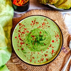 A picture of Bathua Raita.