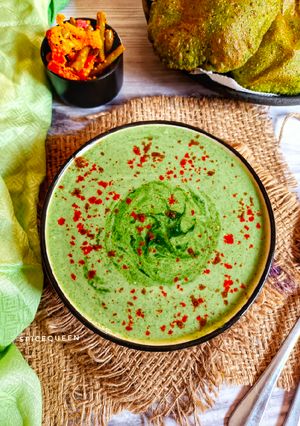 A picture of Bathua Raita.