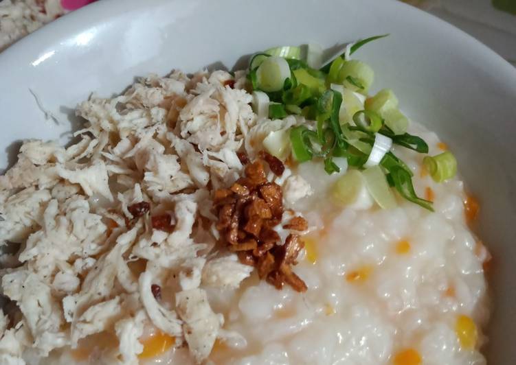 Masakan Unik Bubur wortel sehat Ala Warung