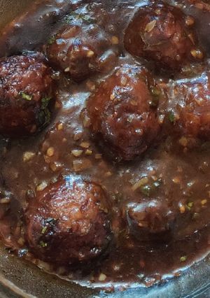 A picture of Veg manchurian.