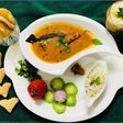 Red & yellow lentils in kohlapuri gravy