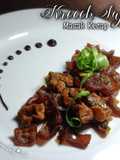 Krecek Sapi Masak Kecap