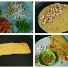 A picture of Stuff besan cheela# indian breads.