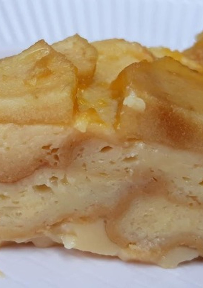 Una foto de Flan de manzana Tm5