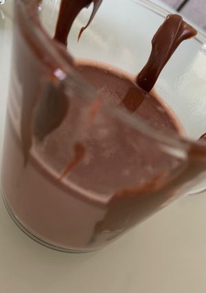 صورة لوصفة حليب نوتيلا 🍫☕️