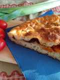 La F' cazz ki cipodd' (focaccia con sponzali)