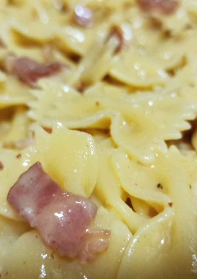 Una foto de Pasta Carbonara