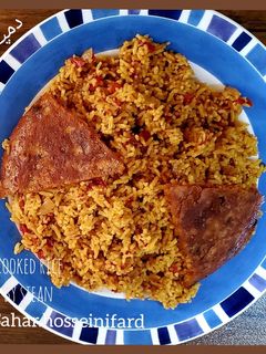 عکسی از دستور دمپخت گوجه فرنگی 🍚🍅🧅🌶