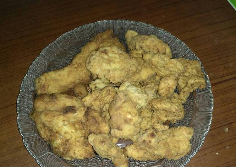 Ayam Kentucky simple
