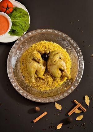 A picture of Kabsa.