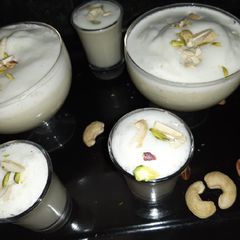Kaju pista shake A picture of Kaju pista shake.