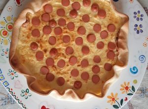 Foto di Torta salata con wurstel