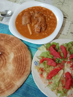 صورة لوصفة لوبيا بالكرعين 💚