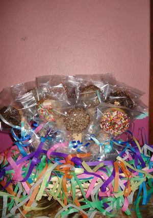 Una foto de Paletas de donas