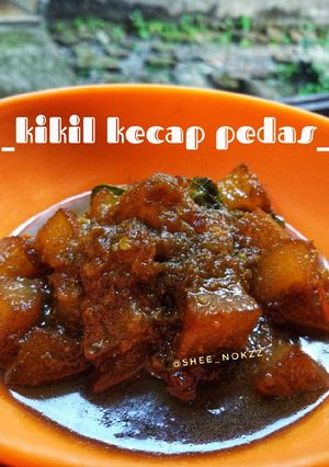 Foto resep Kikil kecap pedas