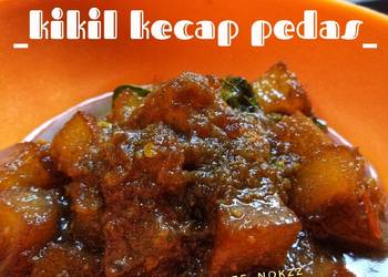 Resep Terbaik Kikil kecap pedas Ala Warteg