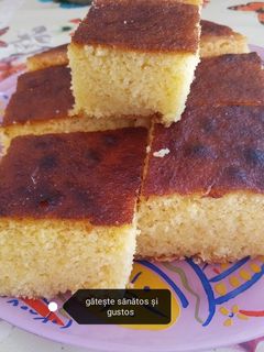 O poză a rețetei Pandișpan cu griș.