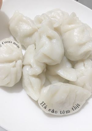 Hình của món Há cảo tôm thịt.