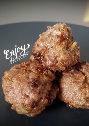 Une photo de Boulettes de boeuf maison 3% MG