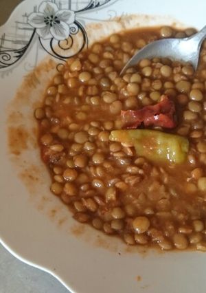 صورة لوصفة شوربة عدس