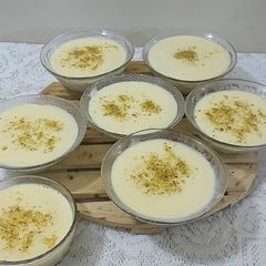A picture of China grass coconut pudding.