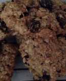 Galletitas de avena, pasas y trocitos de manzanas!!🍎🍎