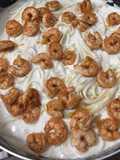 Creamy shrimp alfredo pasta