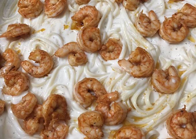 Step-by-Step Guide to Make Favorite Creamy shrimp alfredo pasta