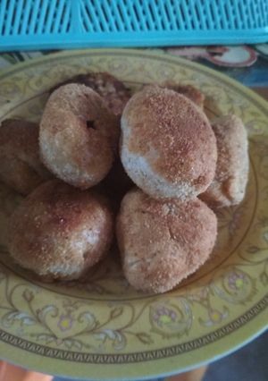 Foto resep Roti goreng isi wortel bakso