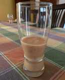 Jugo de fresas con caqui