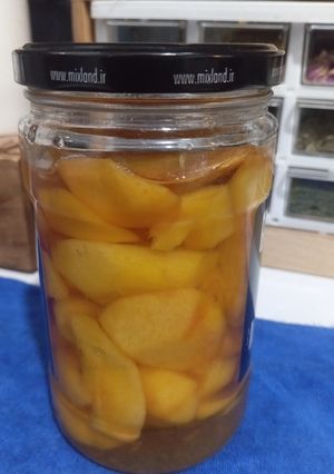 عکسی از دستور کمپوت هلو🍑