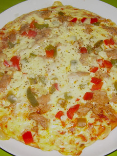 Una foto de Pizza casera