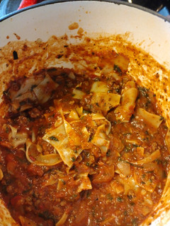 A picture of Lasagna Soup GF.