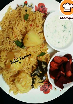 A picture of Potato Tahari (Aalo pulao).
