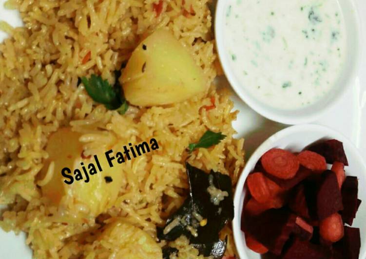 Steps to Make Any-night-of-the-week Potato Tahari (Aalo pulao)