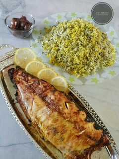 عکسی از دستور ماهی شکم پر