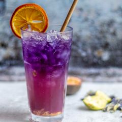 A picture of Magic butterfly Mocktail.