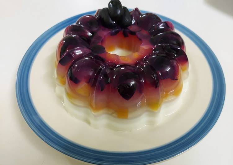 Bagaimana Menyiapkan Pudding Buah 🍇🍈🍊 Anti Gagal