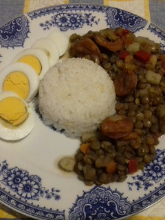 Una foto de Lentejas con chorizo
