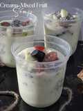 Creamy Mixed Fruit Soup
