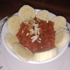 A picture of Papaya halwa.