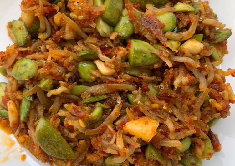 Resep Sambel teri pete Anti Gagal