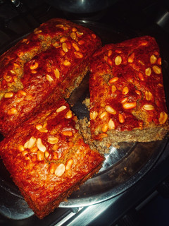 A picture of Banana peanut bread.